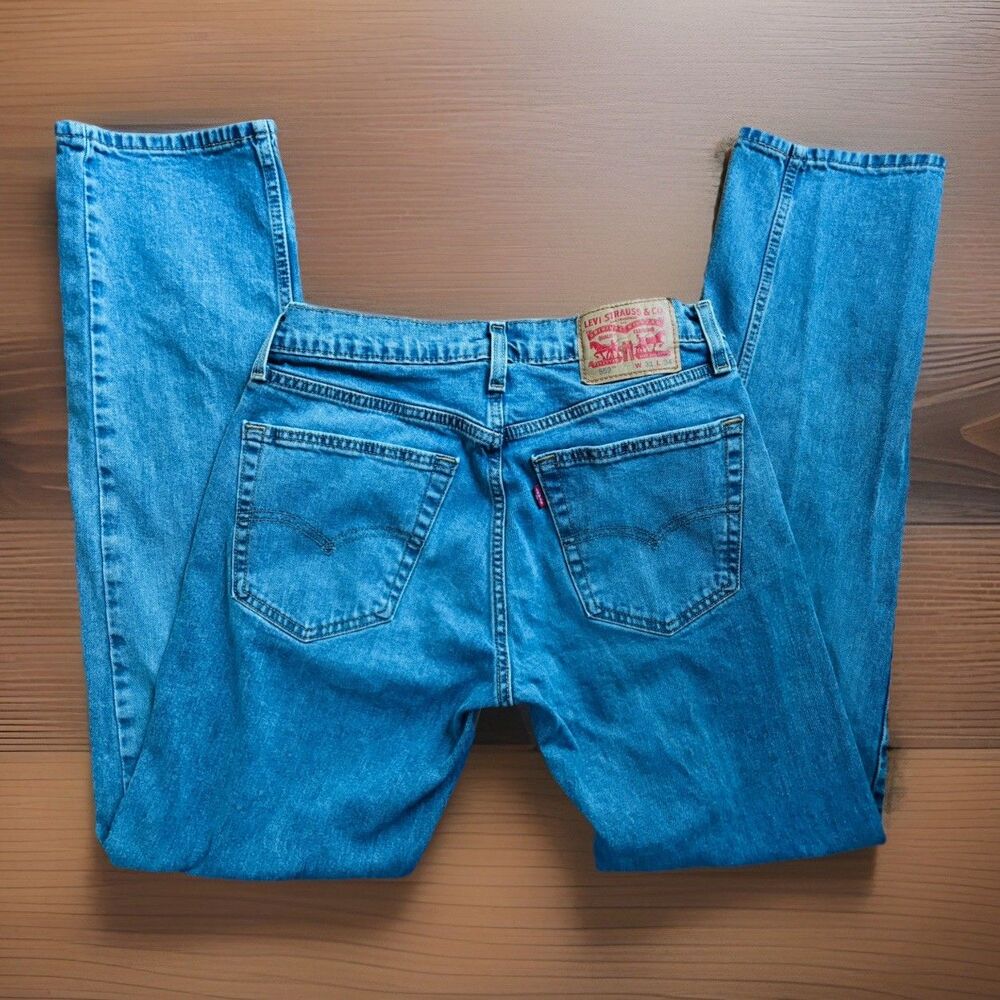 Levi's 559 Relaxed Straight Jeans Men's Size 31x34 Blue Denim